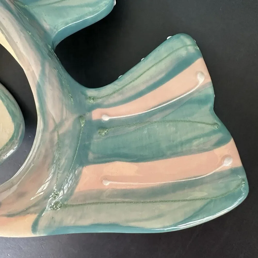 VTG Lanz Russell 1995 Ceramic Fish Sculpture Coastal Seafood Restaurant Decor